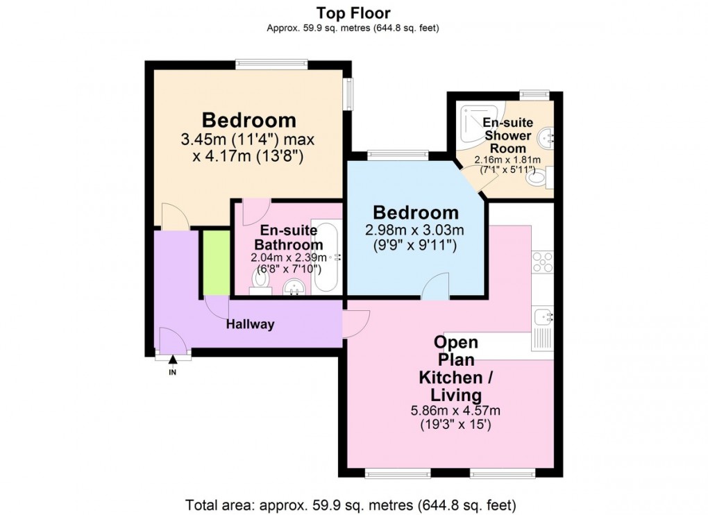 Floorplan for Cavendish House, Park Terrace