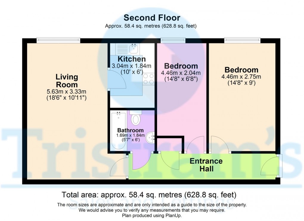 Floorplan for Arnold, Nottingham, Execulets