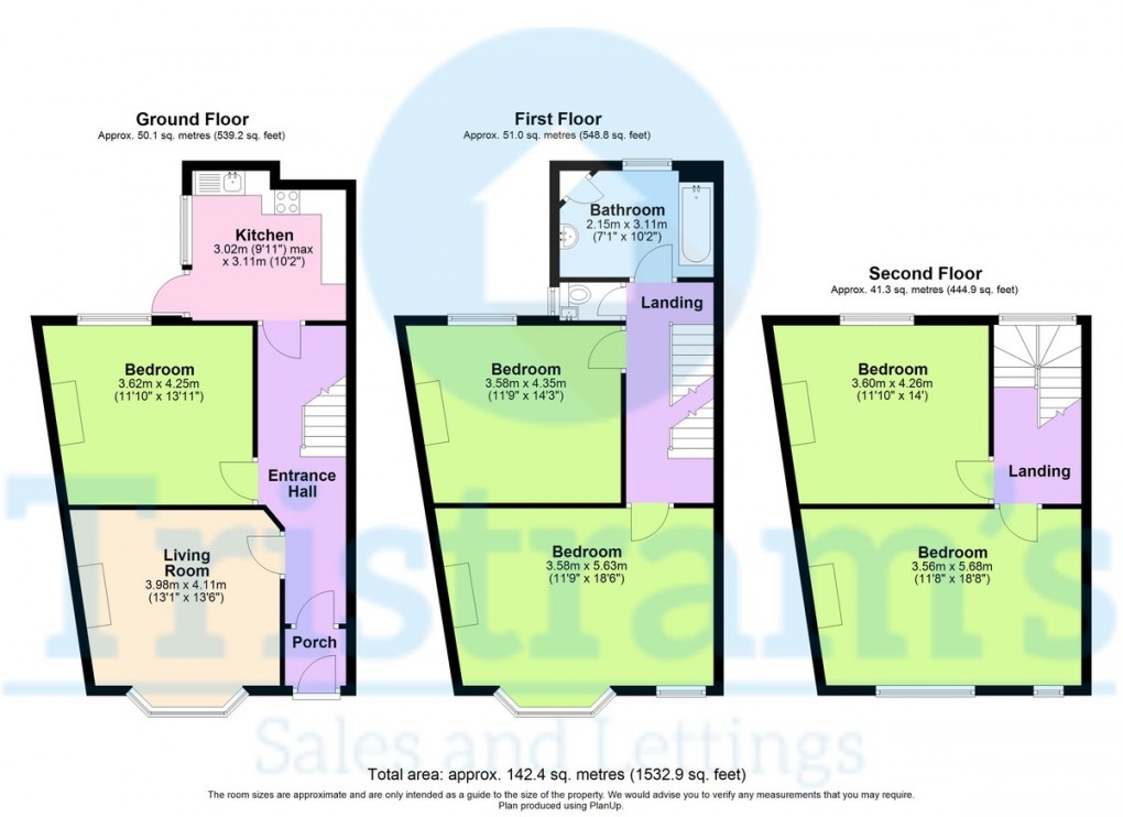 Floorplan for Lenton Boulevard, Lenton