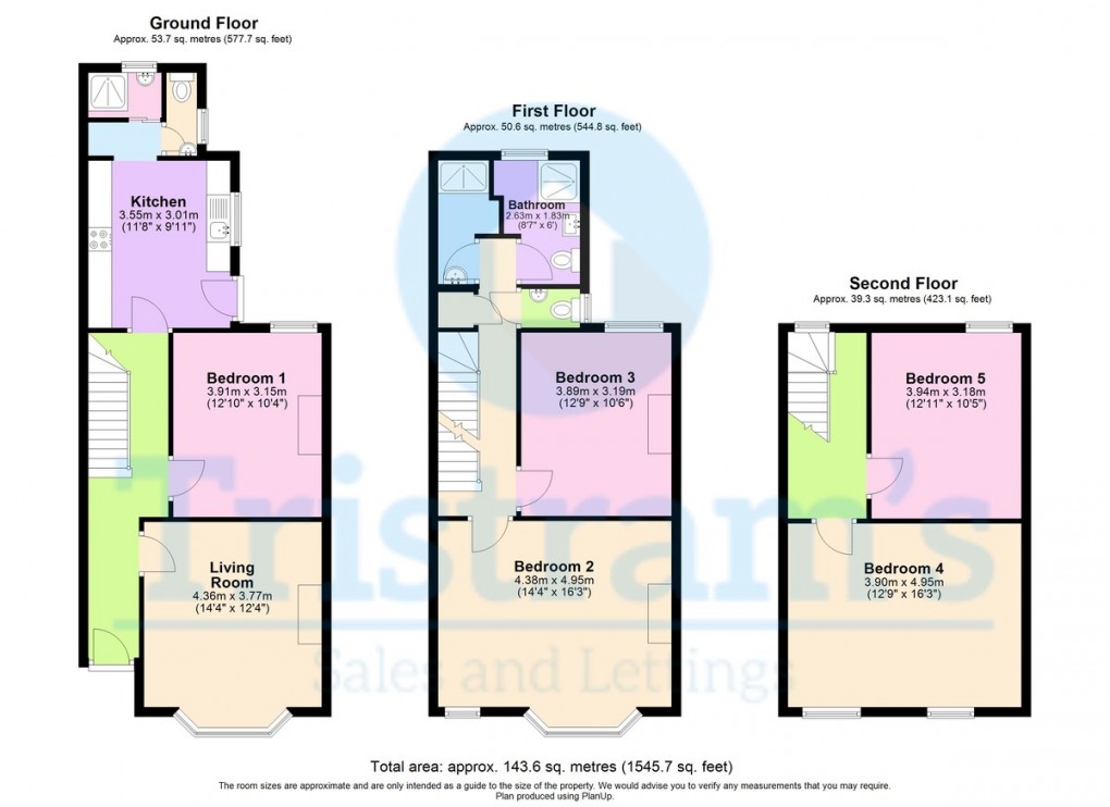 Floorplan for Noel Street, Forest Fields