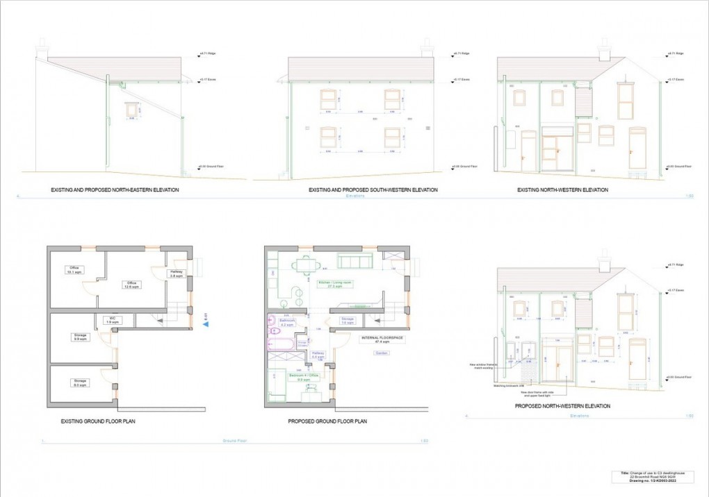 Floorplan for Broomhill Road, Bulwell