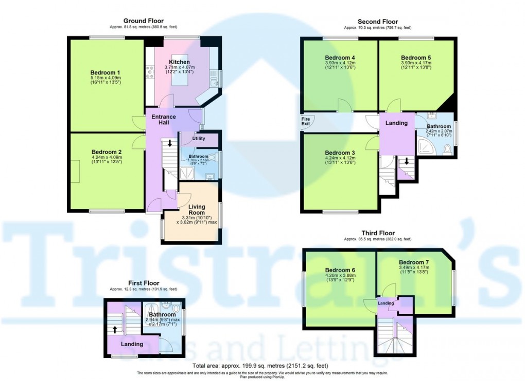 Floorplan for Melton Road, West Bridgford