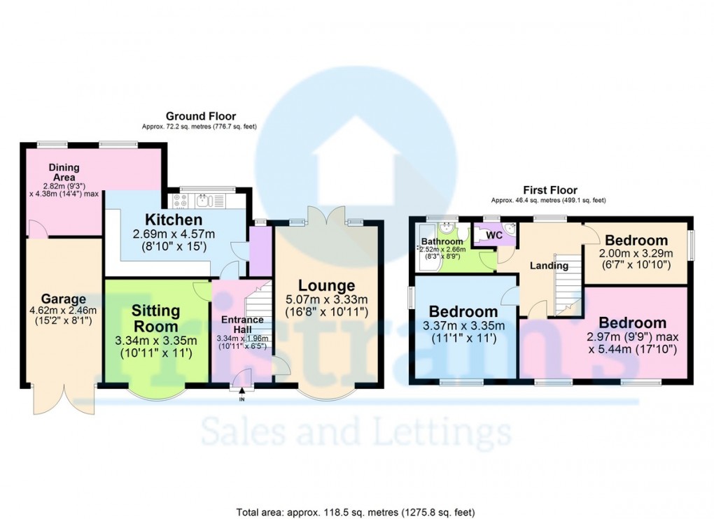 Floorplan for Tranby Gardens, Wollaton