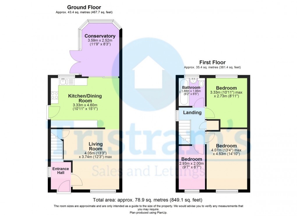 Floorplan for Jayne Close, Wollaton