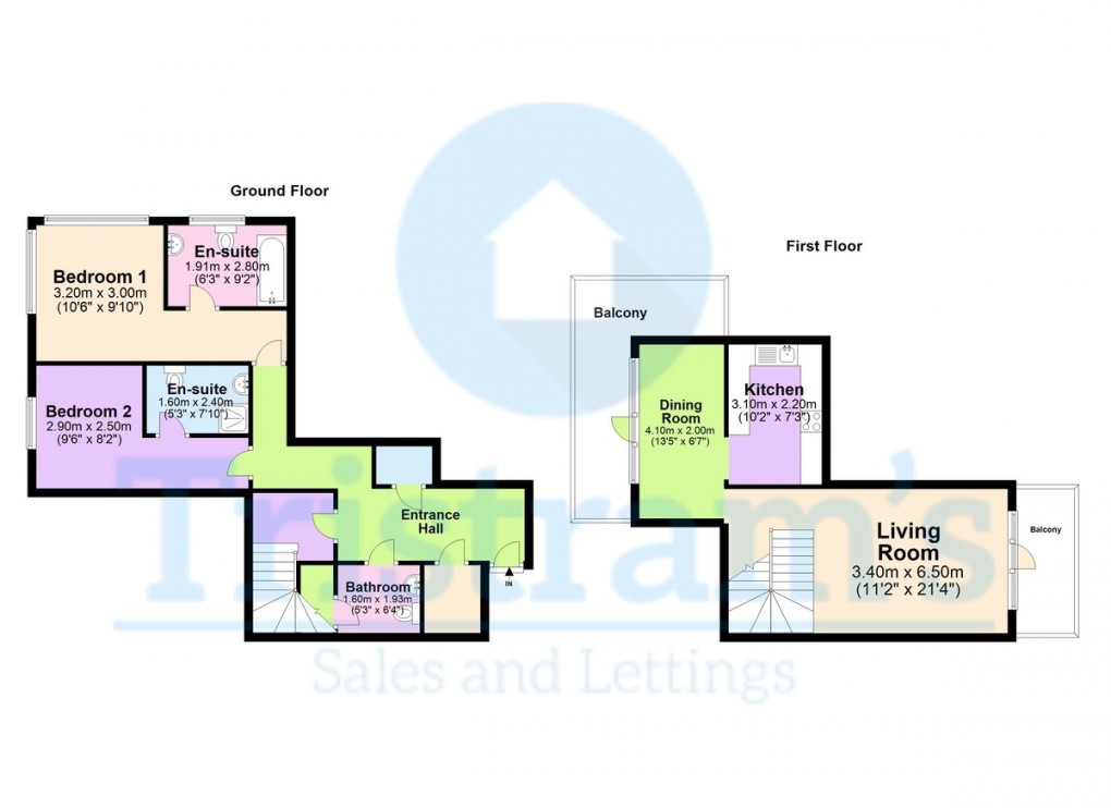 Floorplan for Loxley Court, St. James's Street, Nottingham