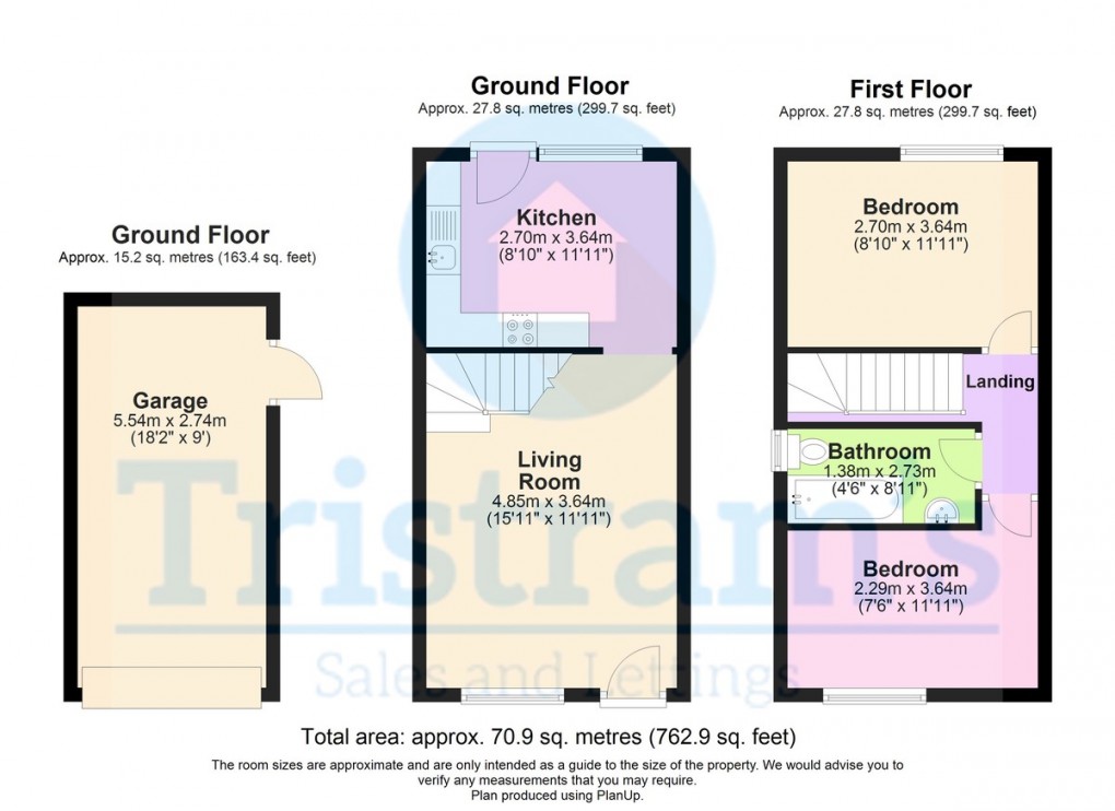 Floorplan for Dean Close, Wollaton