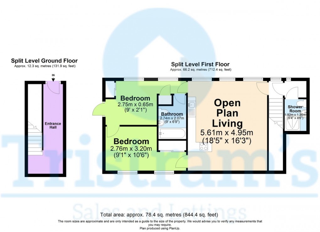 Floorplan for The Warehouse, Plumptre Street