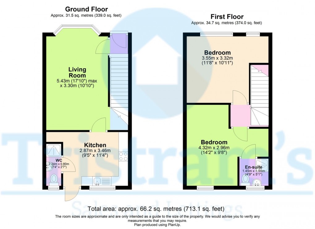 Floorplan for Highfield Road, Dunkirk