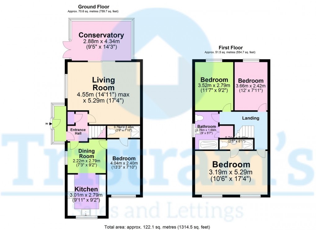 Floorplan for Middle Nook, Wollaton