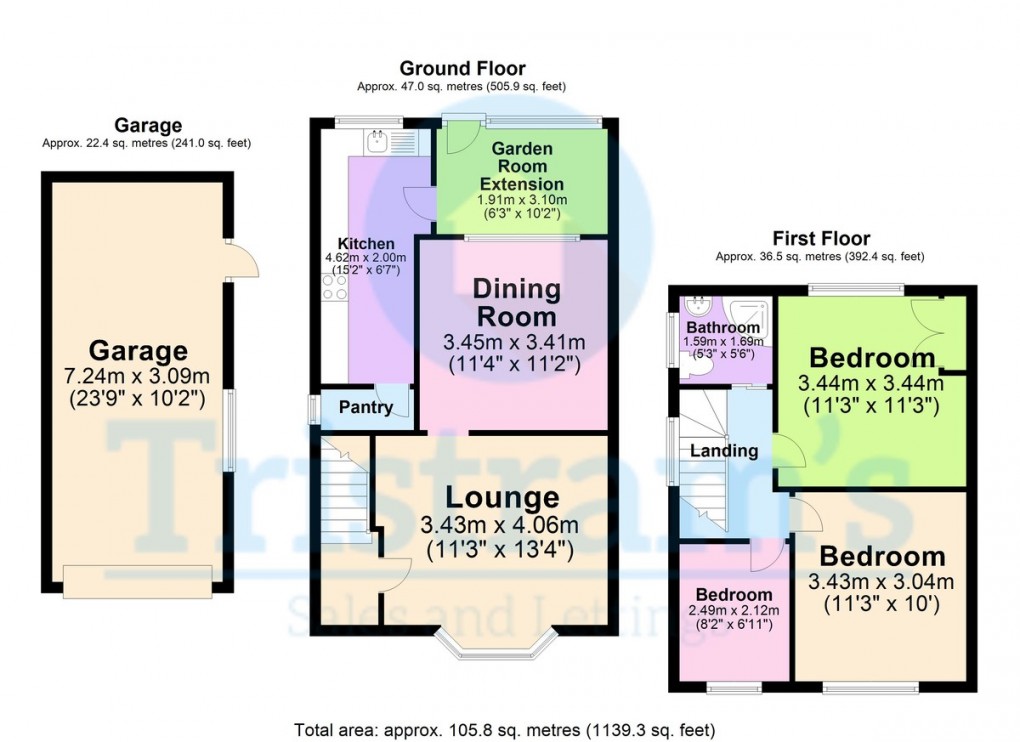 Floorplan for West Avenue, Stapleford