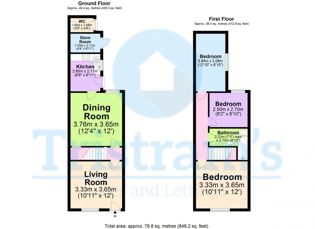 Floorplan for Wellington Street, Stapleford