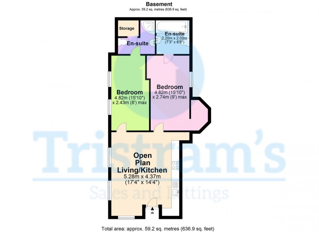 Floorplan for Byron House, College Street, City Centre