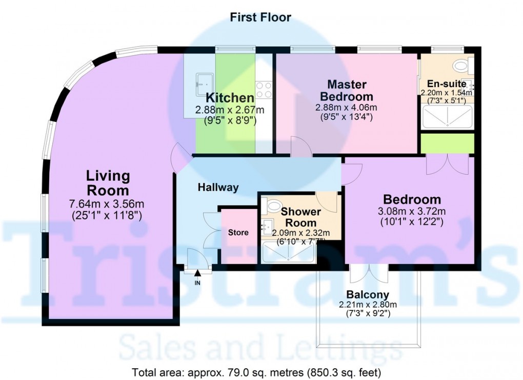 Floorplan for The Hollows, St. James's Terrace