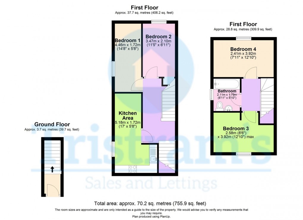 Floorplan for Castle Boulevard, Lenton