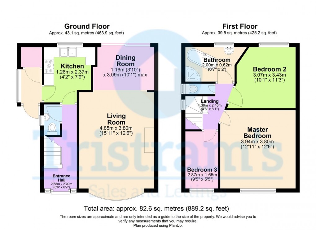 Floorplan for Balmoral Crescent, Wollaton