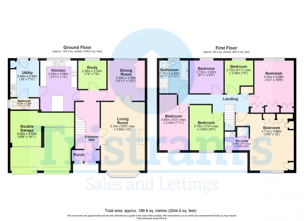 Floorplan for Mornington Crescent, Nuthall