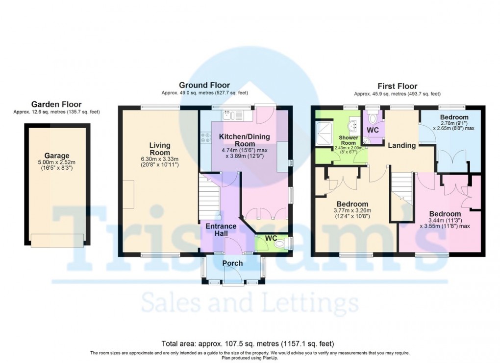 Floorplan for Ewe Lamb Lane, Bramcote