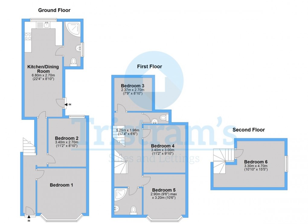 Floorplan for Albert Grove, Lenton