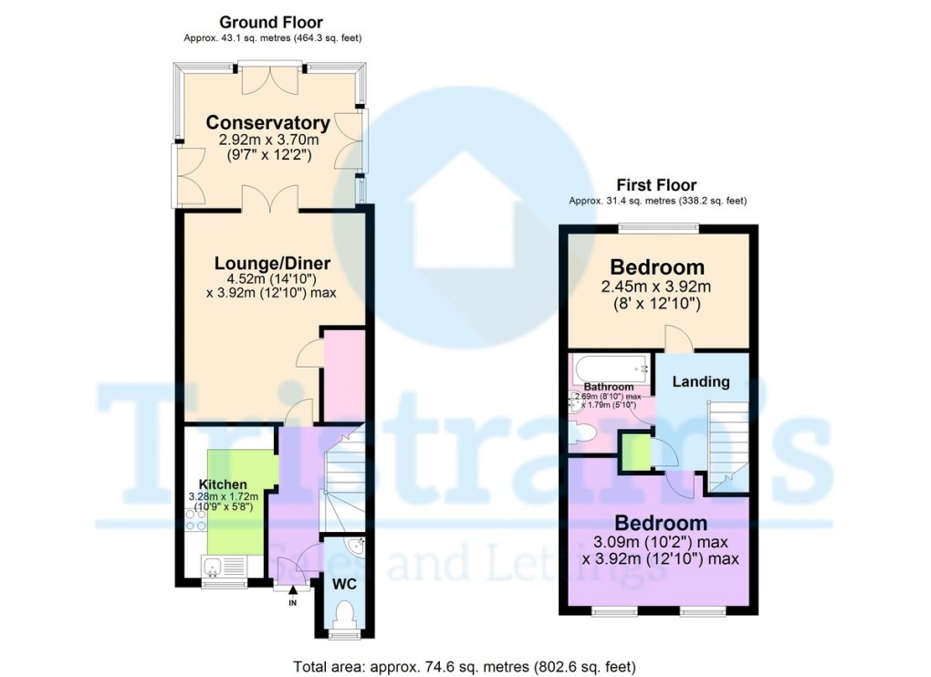 Floorplan for Kelham Drive, Sherwood