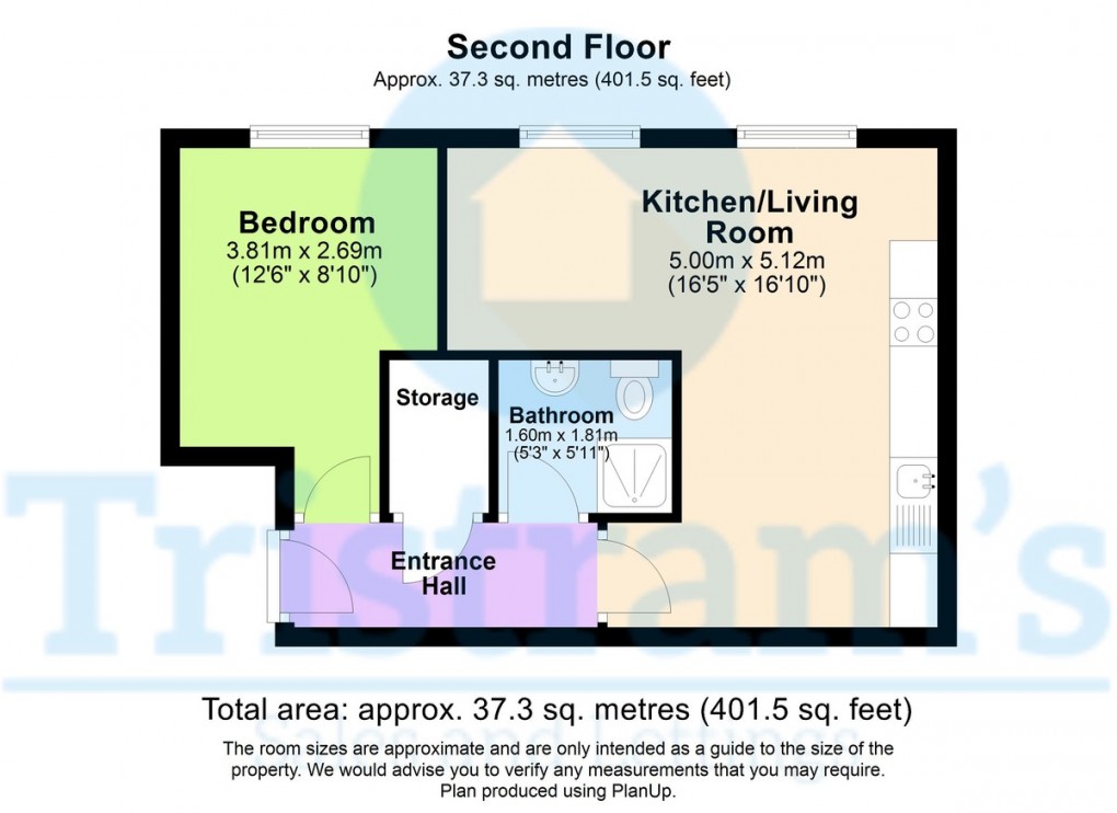 Floorplan for The Farthings, Nottingham