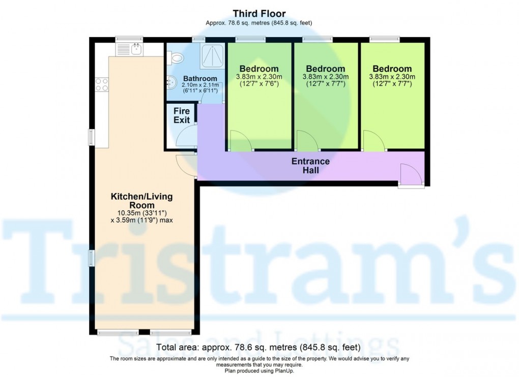 Floorplan for The Farthings, Nottingham