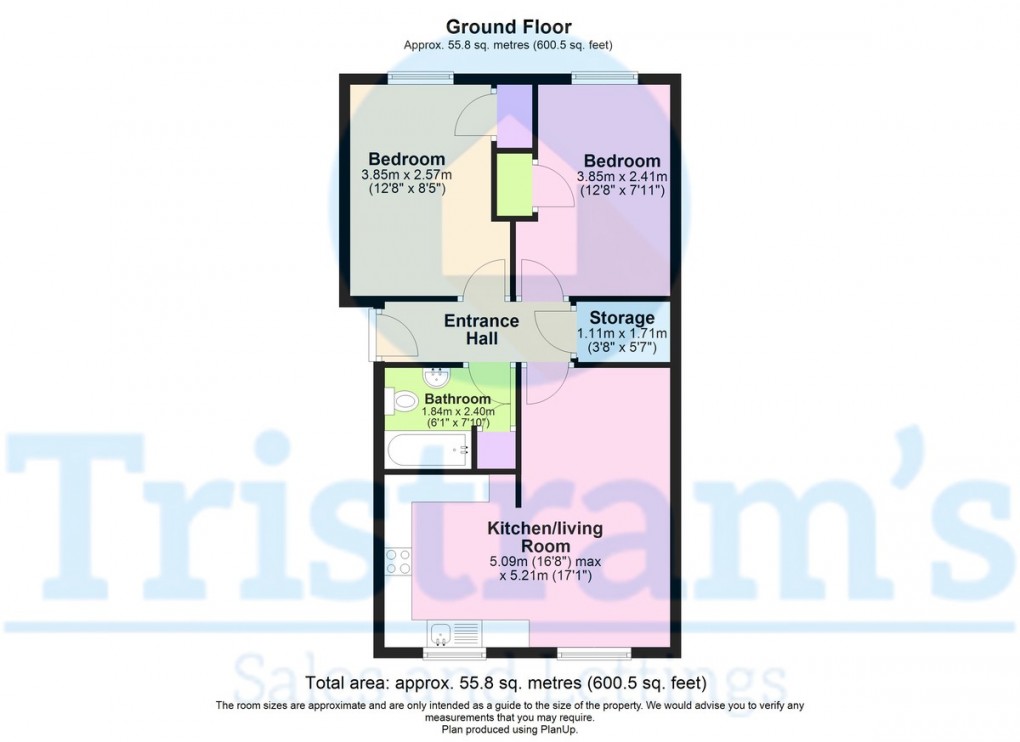 Floorplan for The Farthings, Nottingham