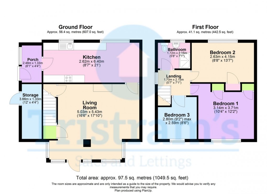 Floorplan for Caincross Road, Nottingham