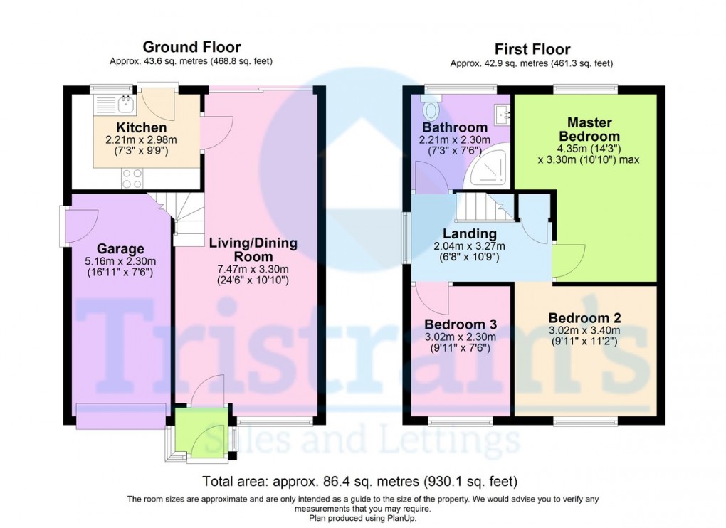 Floorplan for Blake Road, Stapleford