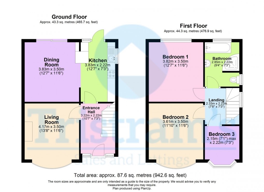 Floorplan for Nuthall Road, Nottingham