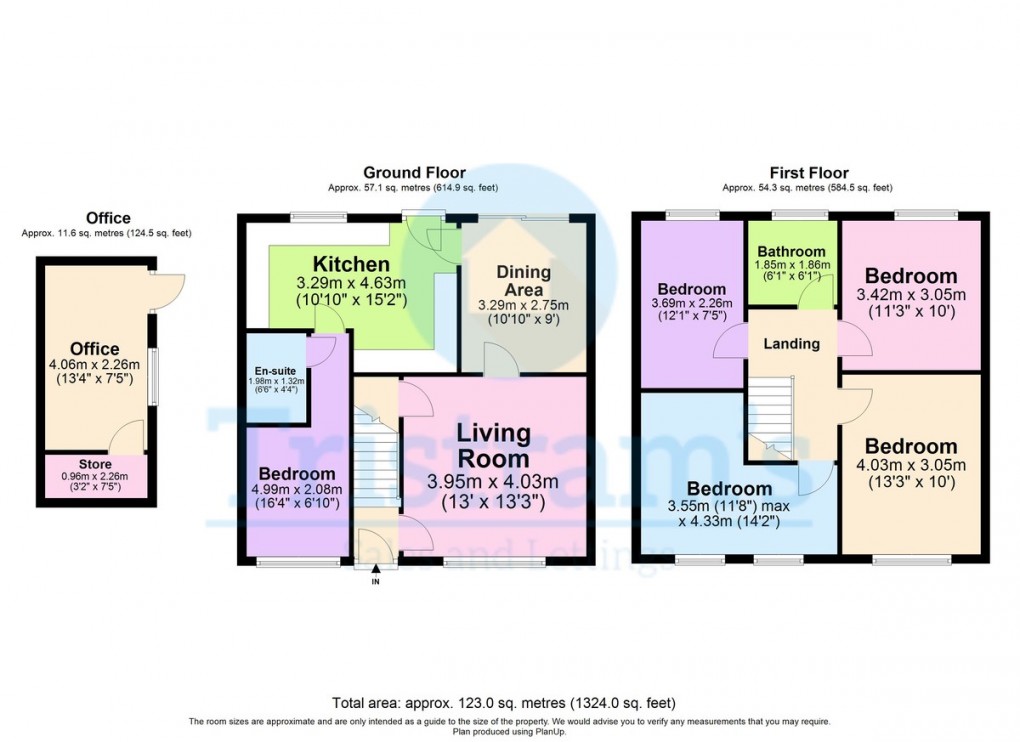 Floorplan for Eisele Close, Nottingham