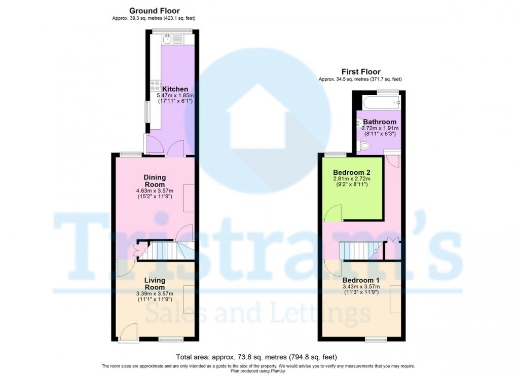 Floorplan for King Street, Long Eaton