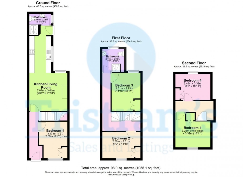 Floorplan for Cycle Road, Lenton