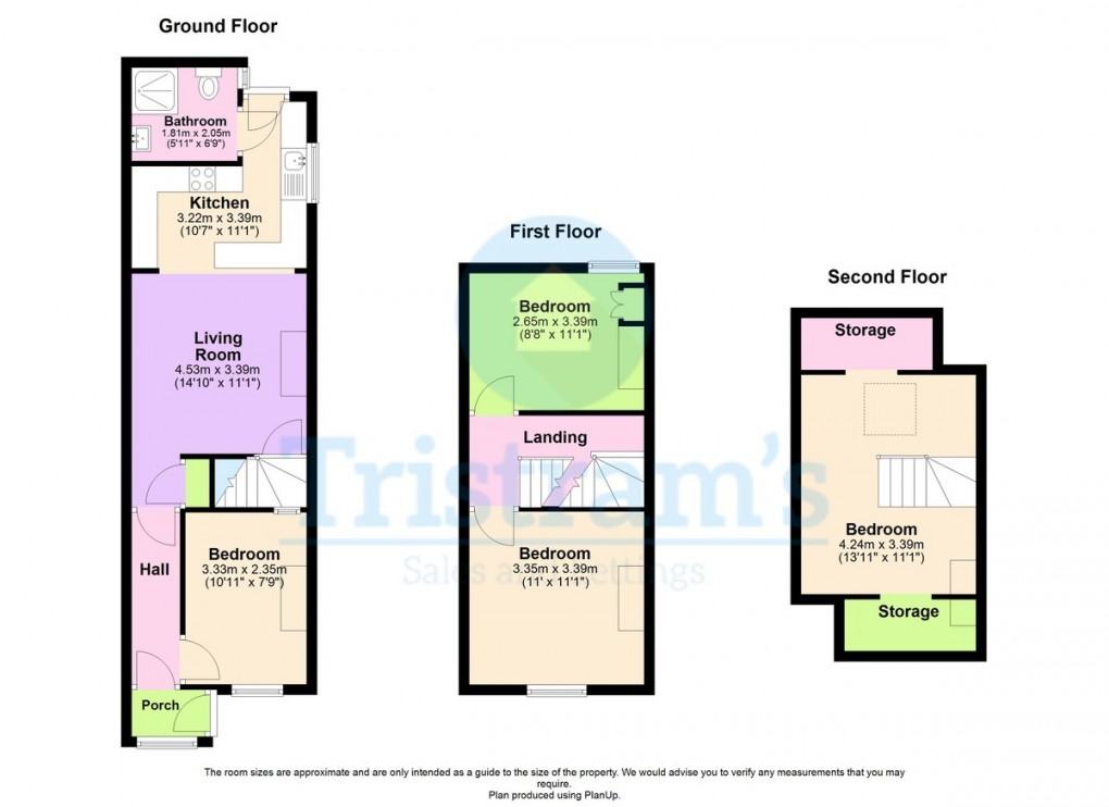 Floorplan for Dagmar Grove, Beeston