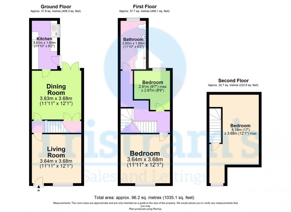 Floorplan for Granville Avenue, Long Eaton