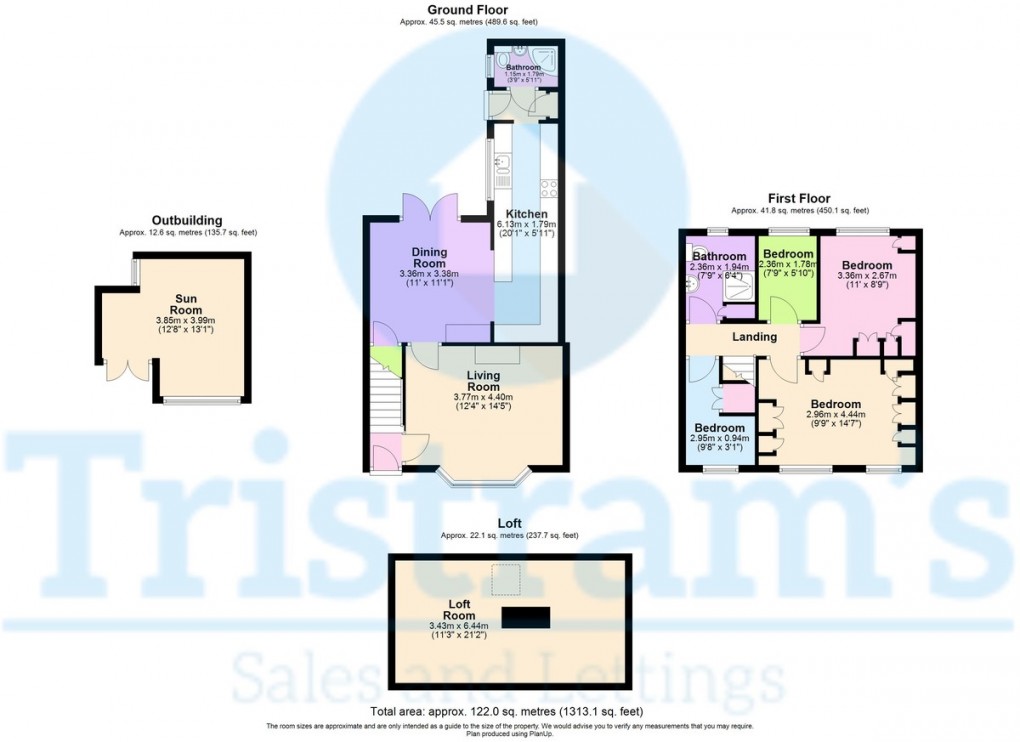 Floorplan for Knighton Avenue, Nottingham