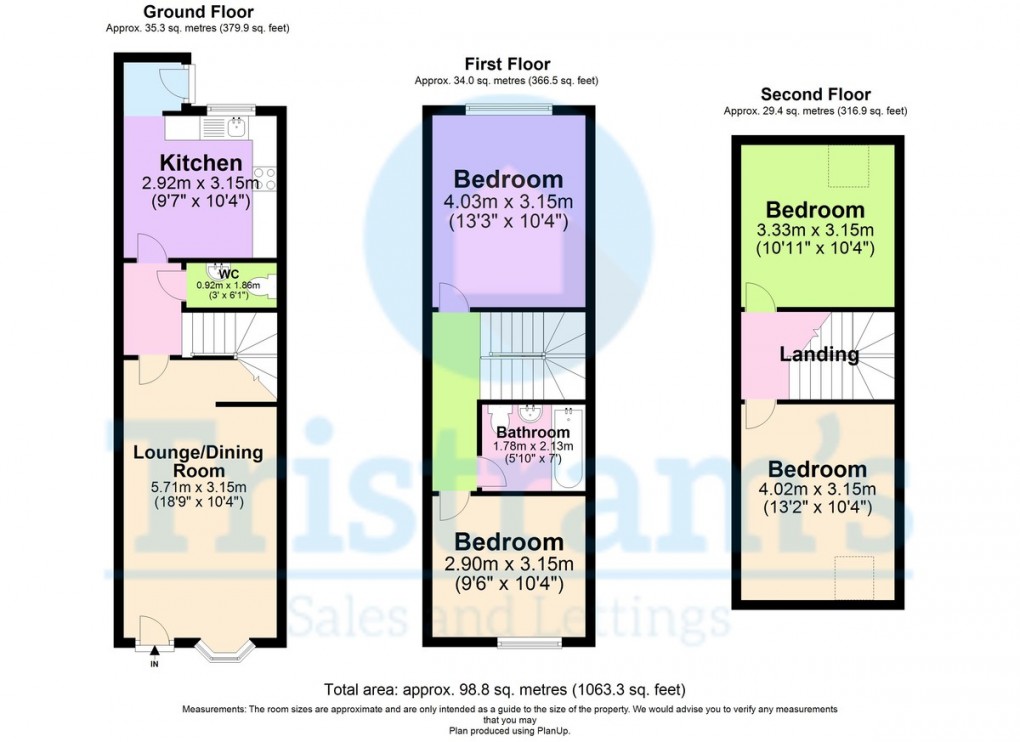 Floorplan for Flitterman Mews, Wilford Crescent East