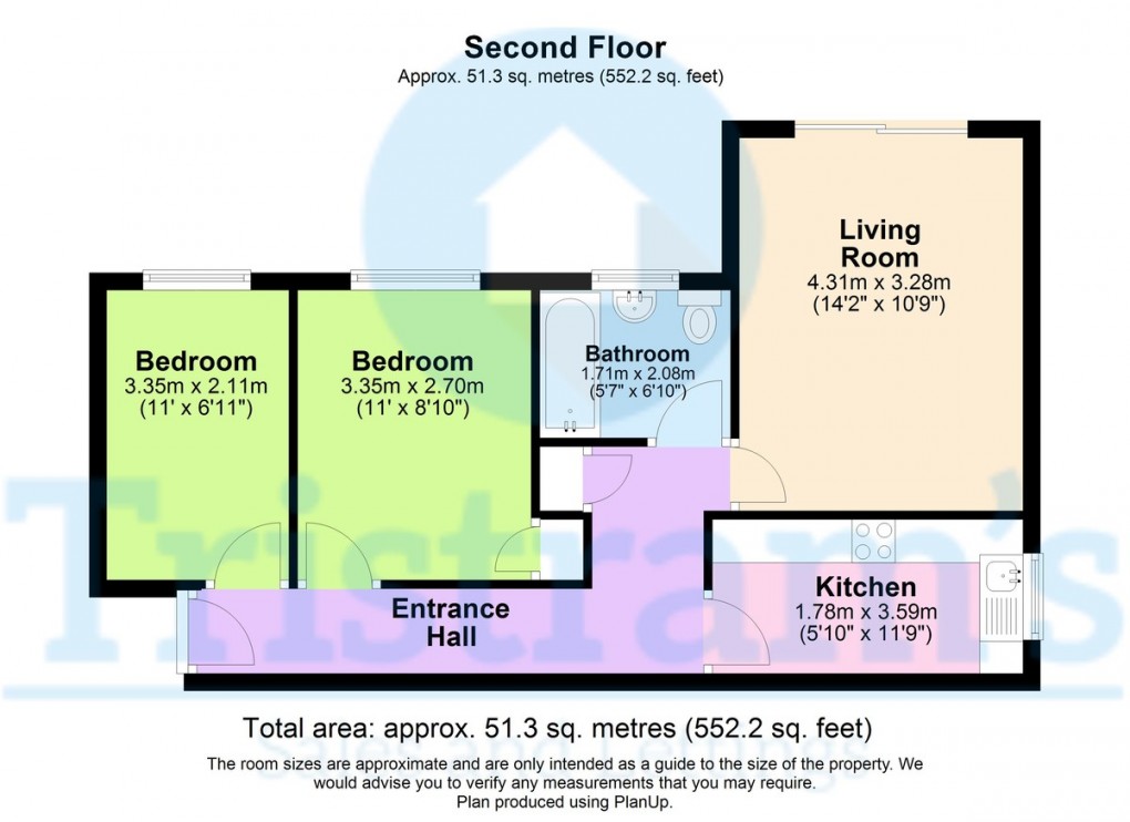 Floorplan for James Close, Derby