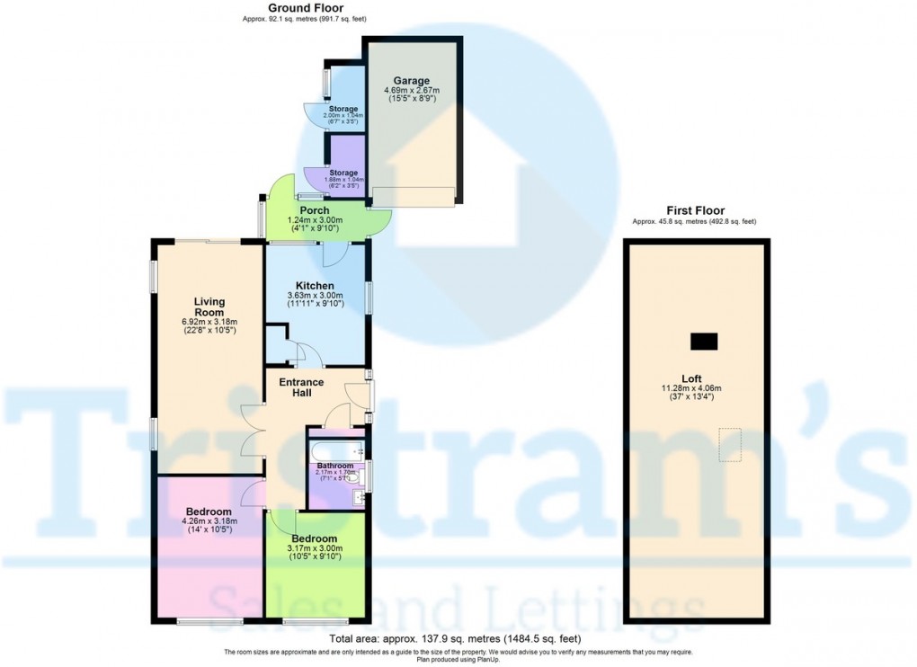 Floorplan for Kingsbury Drive, Nottingham