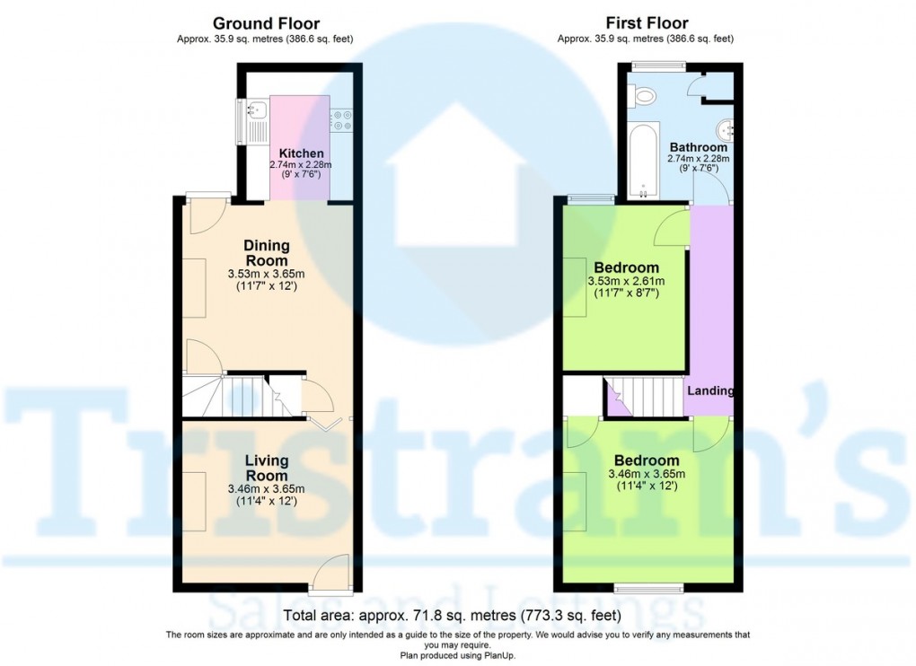 Floorplan for Granville Avenue, Long Eaton