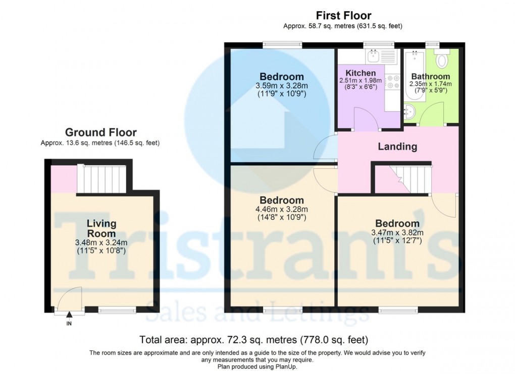 Floorplan for Twyford Street, Derby