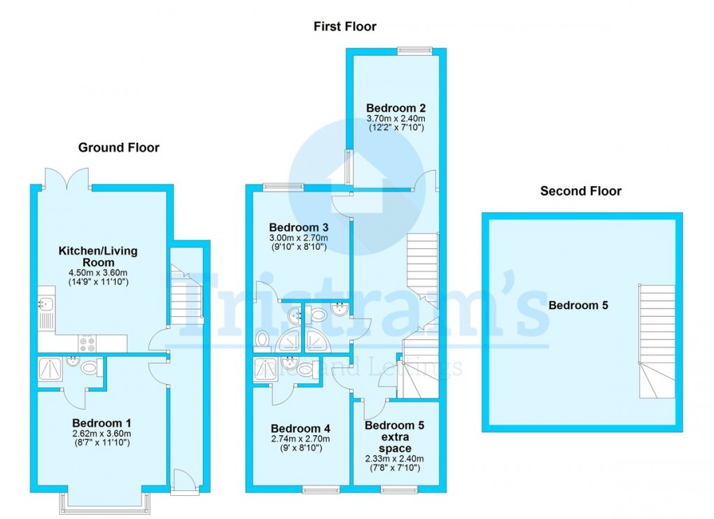 Floorplan for Fletcher Road, Beeston