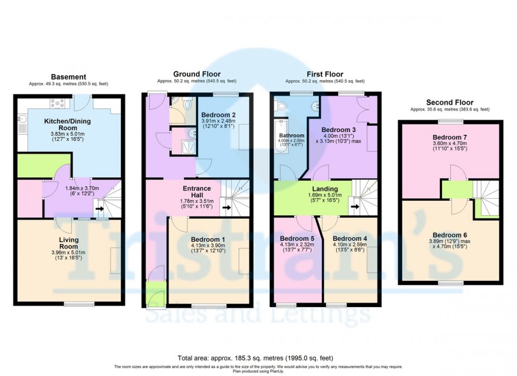 Floorplan for Burns Street, Arboretum