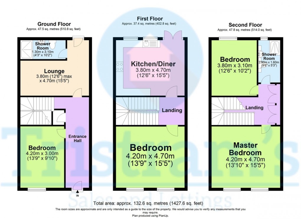 Floorplan for Charleston House, Peel Street