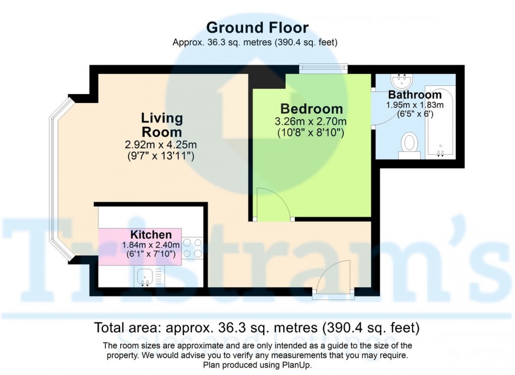 Floorplan for Burns Street, Nottingham