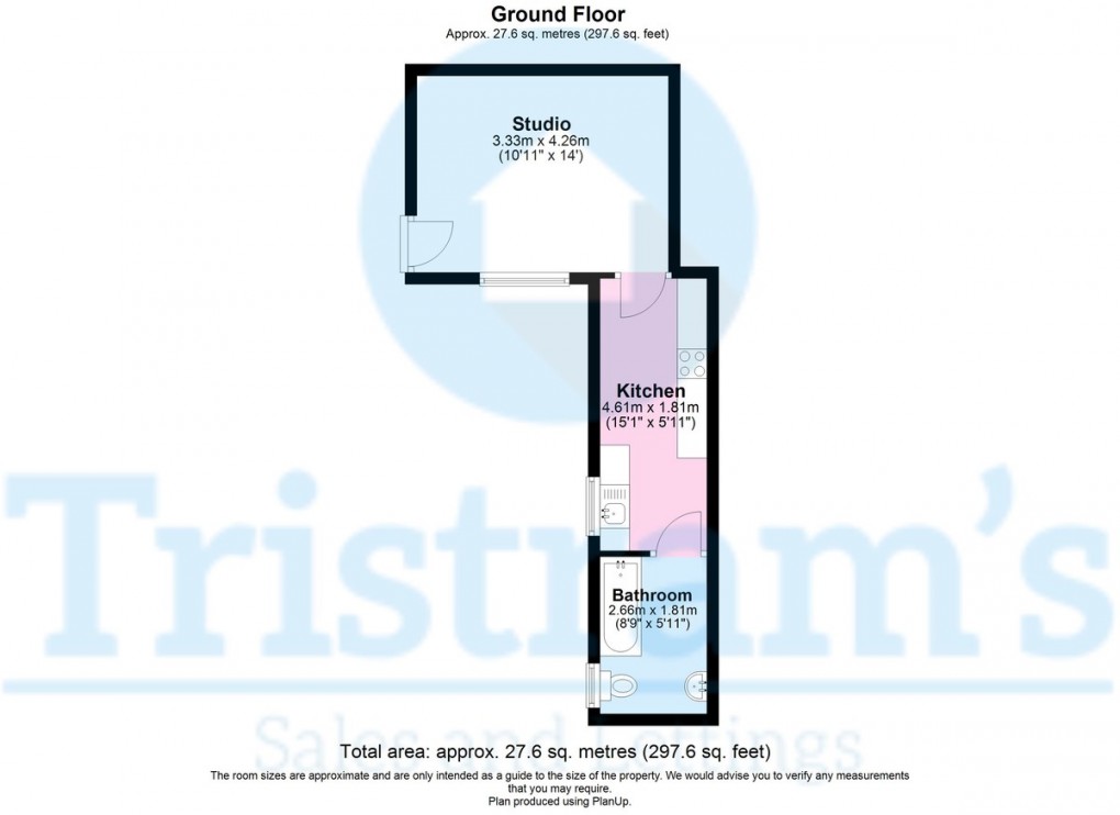 Floorplan for Burns Street, Nottingham