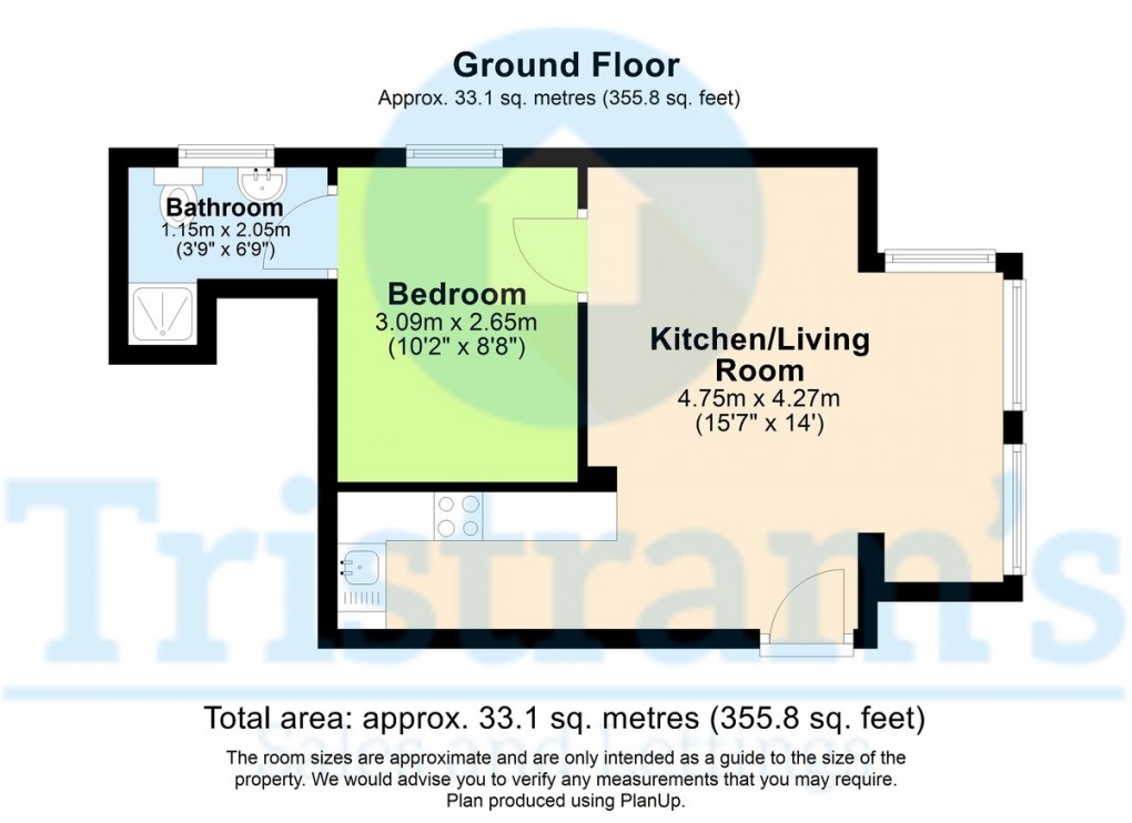 Floorplan for Burns Street, Nottingham