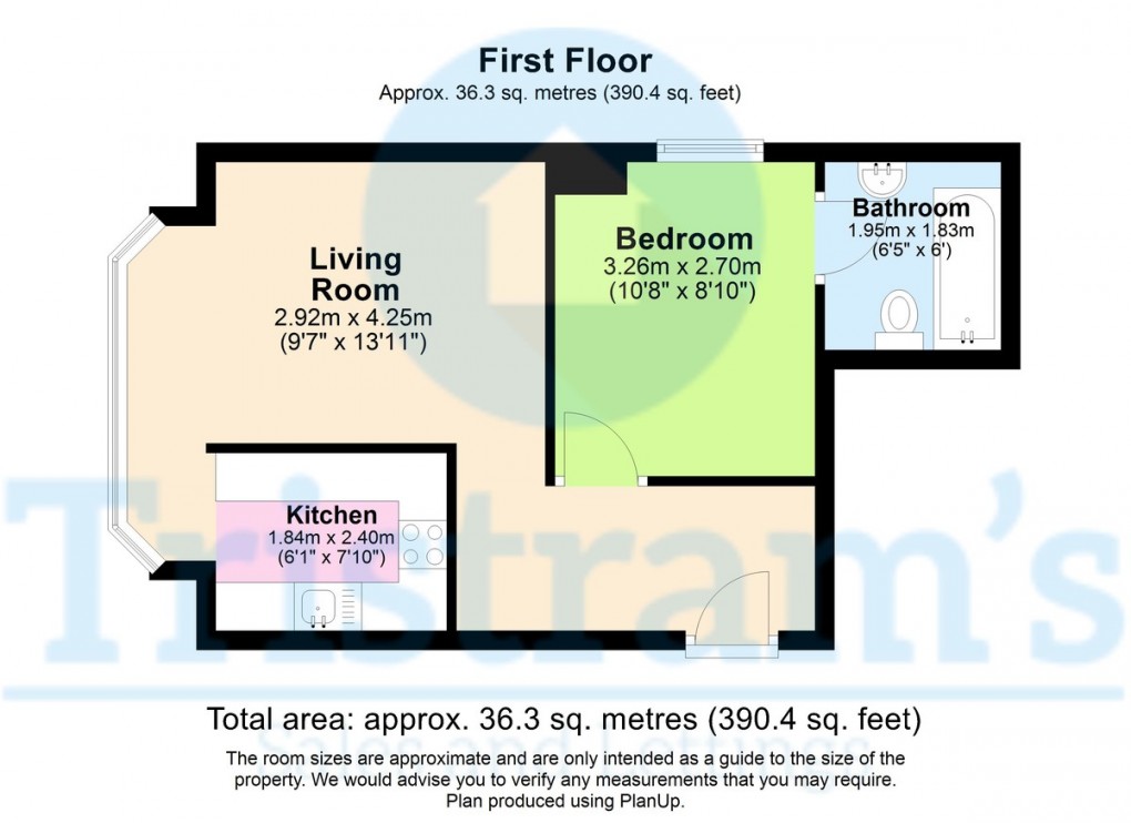 Floorplan for Burns Street, Nottingham