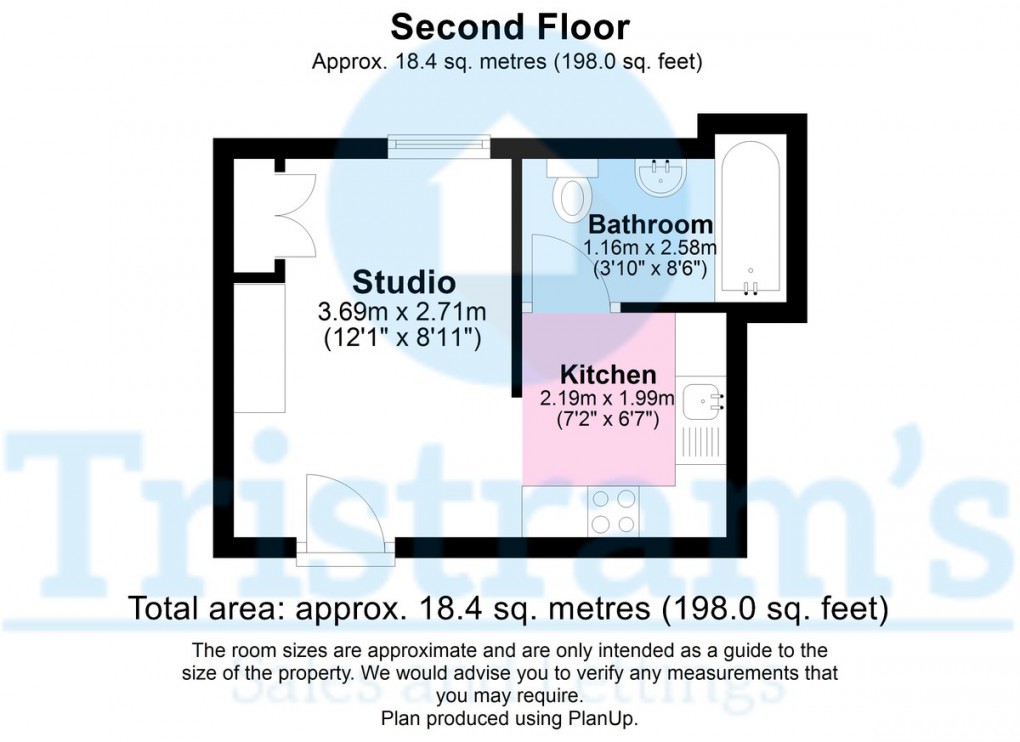 Floorplan for Burns Street, Nottingham