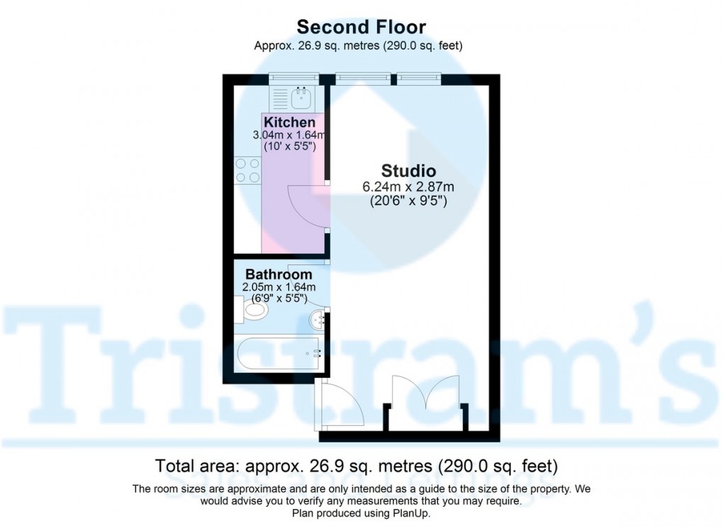 Floorplan for Burns Street, Nottingham