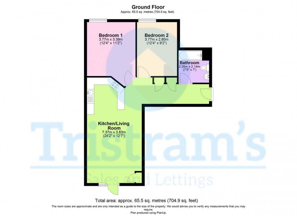 Floorplan for Portland Square, Raleigh Street